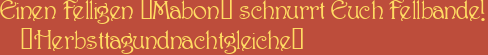 Einen Felligen „Mabon“ schnurrt Euch Fellbande! *Herbsttagundnachtgleiche*